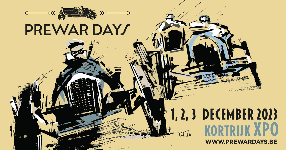 Prewar Days - Oldtimerbeurs - Kortrijk 1, 2 en 3 december 